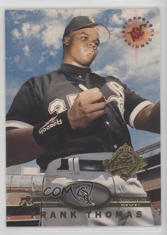 1995 Topps Stadium Club Super Teams World Series Frank Thomas #400 HOF 05k6