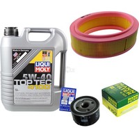 Inspektionskit Filter Liqui Moly ÖL 5L 5W-40 FüR Dacia Sandero Logan Mcv Ks_