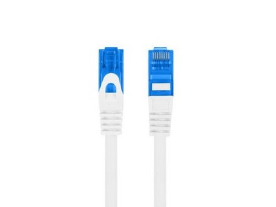 Patchkabel Lanberg S/FTP Kat. 6A 5 m LSZH CCA Fluke bestanden weiß