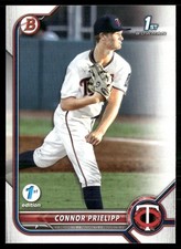 Connor Prielipp 2022 Bowman Draft 1st Edition Minnesota Twins #BD-8
