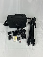 CANON EOS REBEL T6 18MP DIGITAL CAMERA WITH 18-55MM LENS 2 BATTERIES