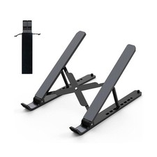 Laptop Stand for Desk, Adjustable Laptop Riser Abs Silicone Foldable Portable La