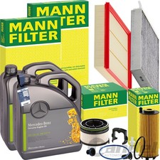 MANN INSPEKTIONSPAKET passend für MERCEDES SPRINTER 211-519+ORIGINAL 5W-30 ÖL MANN INSPEKTIONSPAKET passend für MERCEDES SPRINTER 211-519+ORIGINAL 5W-30 ÖL