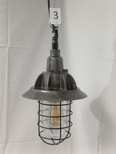 Walsall Gusseisen explosionsgeschützte Mod Pendelleuchte Vintage 50er Jahre #3