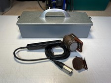 Coles 4104 Ribbon Lip Commentator Microphone vintage in metal box