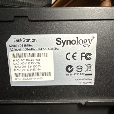 Synology DiskStation DS3615xs 12-Bay Enterprise NAS Mini Server