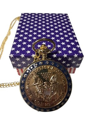 Strada Pocket Watch United States Of America In God We Trust