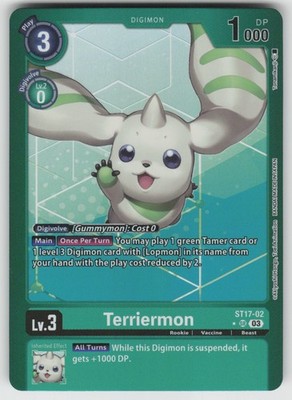 Terriermon Starter 17: Double Typhoon Advanced Set ST17-02 SR NM