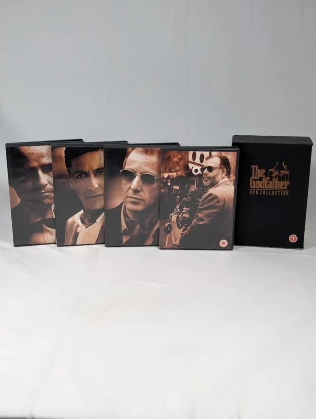 The Godfather Trilogy Parts 1, 2, 3 & Bonus Content DVD Collection COMPLETE