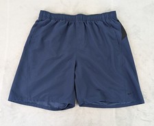 Nike Swim Trunks Lined Pockets 8" Inseam Blue Y2K Men 2XL XXL