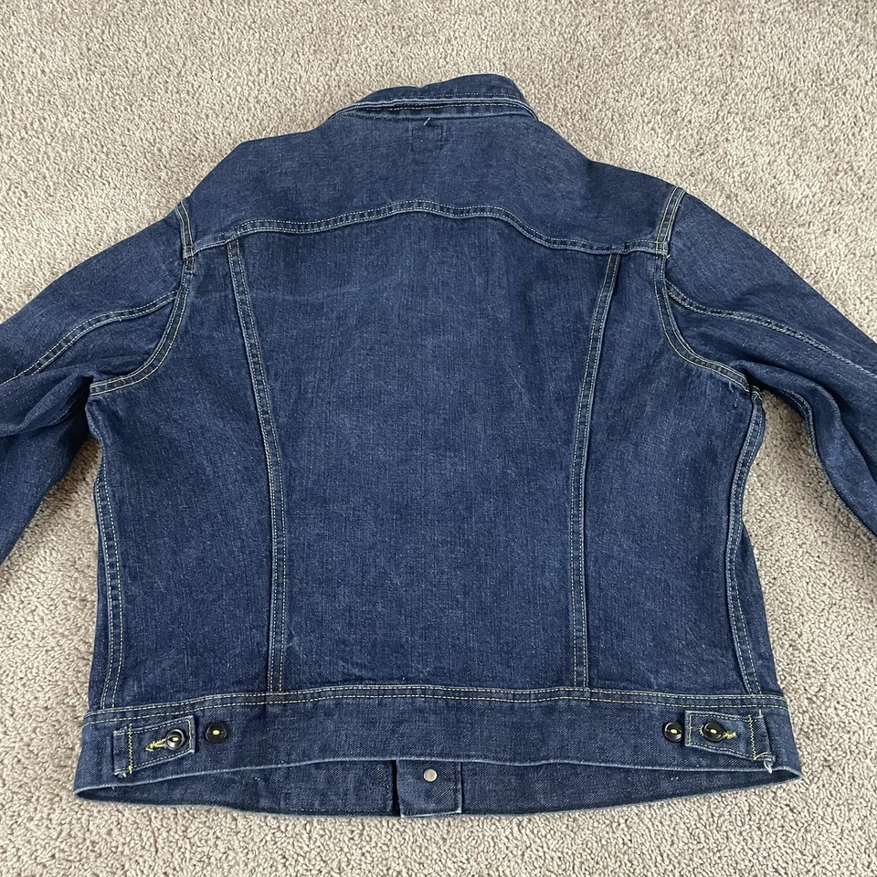 Chaqueta vaquera Lee vintage hecha en EE. UU. 101-J 101j mediana Americana Ranch Western Foto 3 de 4