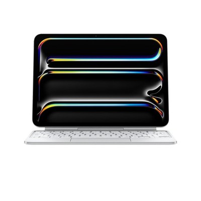 APPLE MWR03D/A Magic iPad Pro 11'' (M4) German, Tastatur, Weiß