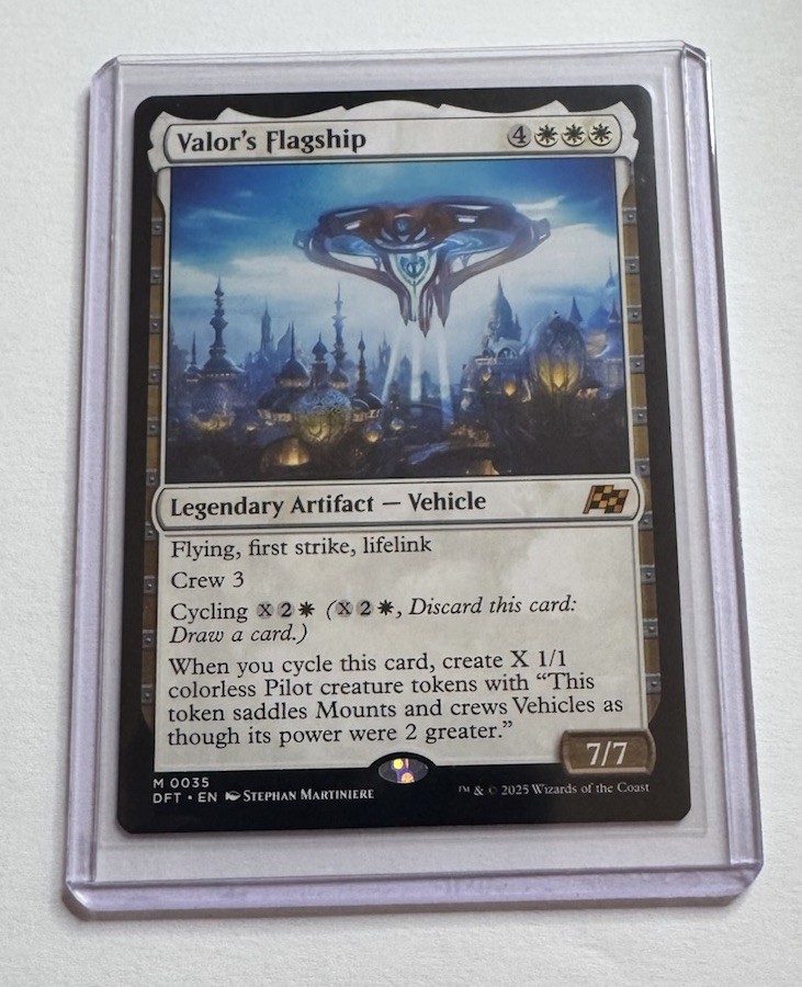 Valor's Flagship #35 Aetherdrift Mythic Legendary Artifact MTG NM/M