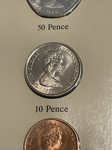 Coin Sets of All Nations St. Helena, Colony Of With Card 1984 - Picture 5 of 18