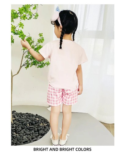 Summer Cartoon T-Shirt Tops with Shorts Toddler KT Kuromi Kids Outfits - Picture 18 of 28