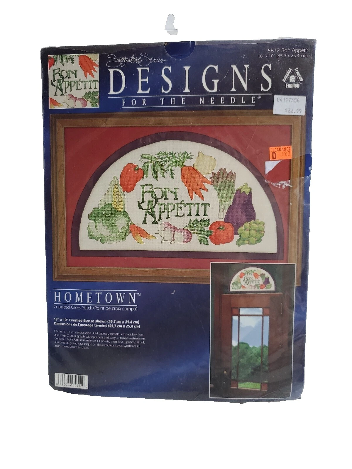 Leisure Arts Comida y bebidas kits de punto de cruz punto de cruz