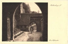 Men In Horses, Rothenburg ob der Tauber, Bavaria, Germany Postcard