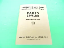 DISSTON KB6 AY KB7 AY TWO MAN CHAINSAW PARTS CATALOG MANUAL NEW  ---- MAN 74B