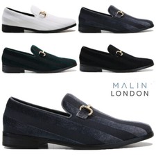 MENS DESIGNER SLIP ON LOAFERS CASUAL PARTY WEDDING FORMAL SMART DRESS SHOES SIZE