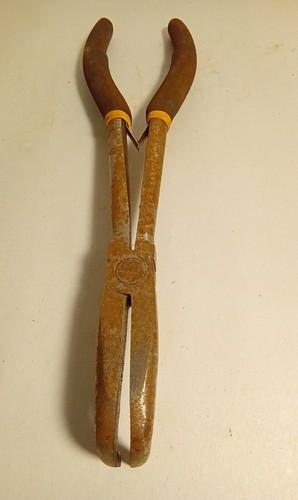 Vintage ALLTRADE 10" CR-V Nose Pliers w/90 Degree Bend - Picture 4 of 6