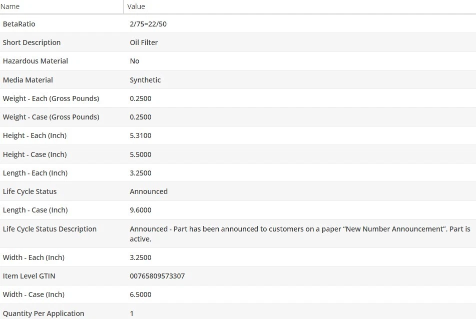 Filtro de aceite tipo OEM WIX para AUDI R8 2008-2012 V8-4,2 L Foto 4 de 4