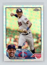 Carlos Correa 2023 Topps Chrome Logofractor Edition Baseball #583