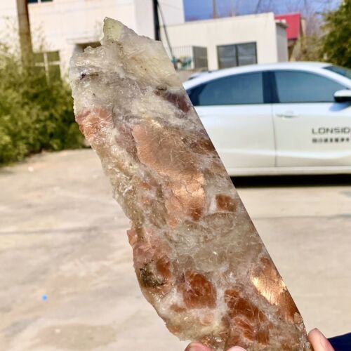 243G Natural Strong SunStone Quartz Crystal Spiritual Restoration - Picture 21 of 23