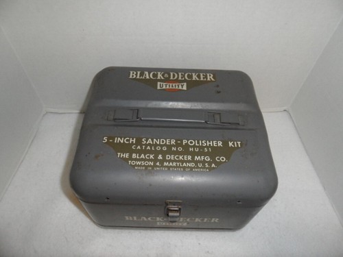 Vintage Black and Decker HU-51 Sander / Polisher 5 inch With Case - Picture 2 of 18