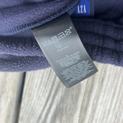 Yeezy Gap Felpa da Jogging in Pile Polare Navy Uomo Medium - Foto 12 di 13