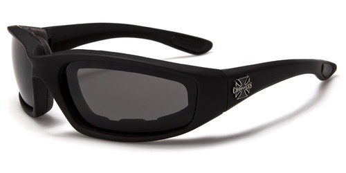 lunettes moto motard de soleil biker croix conduite nuit malte choppers - Imagen 2 de 4