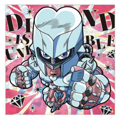 JOJO'S BIZARRE ADVENTURE mini Sticker DUW#1 JO4-22 Crazy Diamond