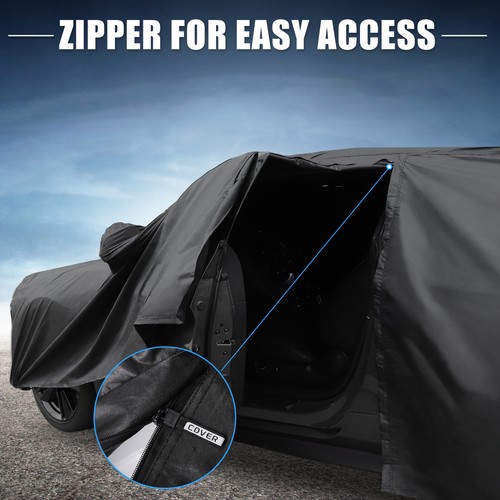 Waterproof 210D-PU Oxford Car Cover for Mini Cooper 2 Door 2002-2021 Door Zipper - Bild 5 von 8