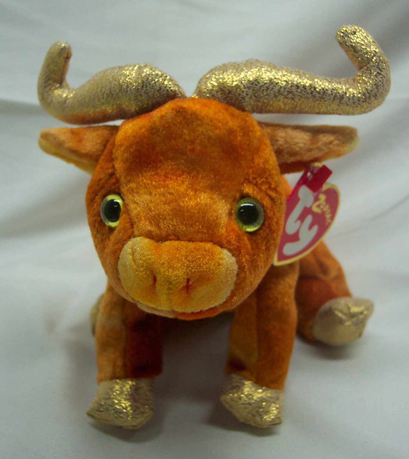 TY Beanie Babies ZODIAC OX 7" STUFFED ANIMAL Toy 2000 NEW eBay