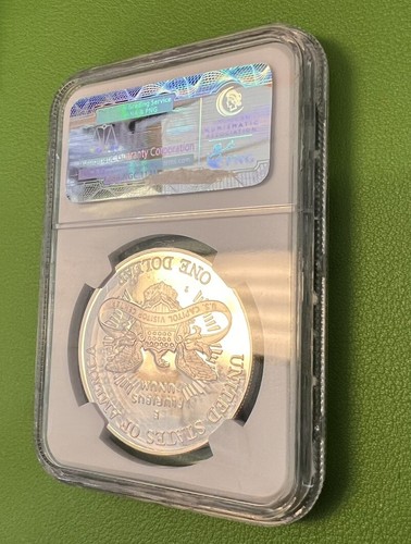 2001-P $1 Proof US Capitol Visitor Center Commem Silver Dollar NGC PF 69 - Picture 9 of 12