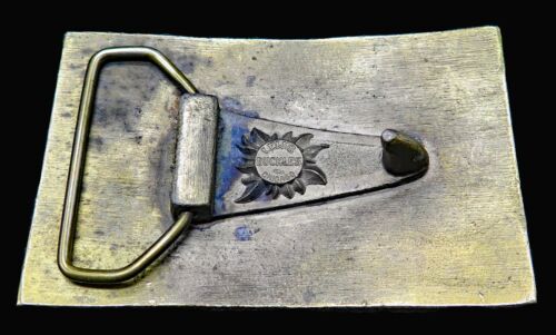 Pony Express US Mail Cowboy Lewis Vintage Belt Buckle - Picture 4 of 4