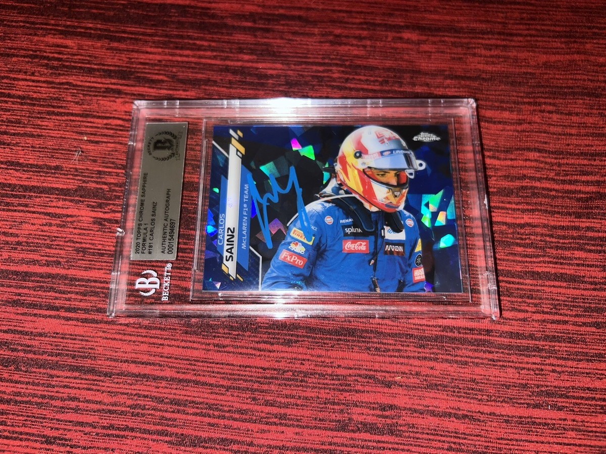 2020 topps chrome sapphire f1 角田　psa9 2020 Topps Chrome Sapphire Formula 1 Checklist, F1 Hobby Box