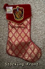 Universal Harry Potter Gryffindor CREST CHRISTMAS STOCKING New With Tags