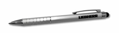 10 Rubber Cap Liebherr Touchpen Matt Silver Ballpoint Pen with Twist Action 10 Rubber Cap Liebherr Touchpen Matt Silver Ballpoint Pen with Twist Action