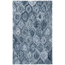 SAFAVIEH Ikat Collection IKT631F Handmade Grey Rug
