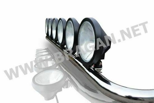 Roof Bar C + Round Spot To Fit Iveco Daily 2006-2014 Front Medium High Accessory - Picture 3 of 10