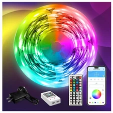DAYBETTER LED Strip Lights 110ft, Smart Lighting Strips with App Remote Contr...