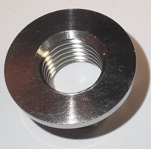 M10 x 1.25mm titanium Grade 5 hex flange nuts - Picture 3 of 14