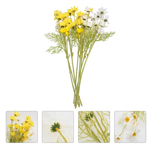 8 PCS Artificial Daisies Stems Fake Daisies Fake Daisy Flowers Silk Daisies - Picture 7 of 12