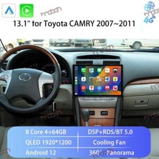 13.1"4 64 Android 12 for Toyota CAMRY 2007 11 Car Stereo Radio GPS NAVI Carplay