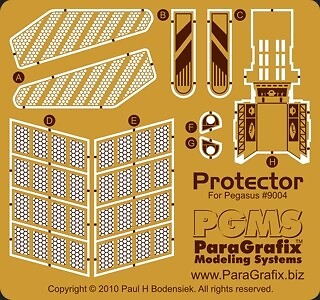 Paragrafix 126 1/1400 Galaxy Quest: NSEA Protector Photo-Etch Set for PGH - Picture 1 of 1