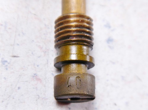 80 CAN-AM QUALIFIER III 250 CARBURETOR PILOT SLOW JET #40 - Picture 6 of 6