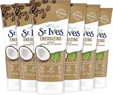St Ives Coconut Coffee Face Scrub 6 Ounce Pack Of 6 Exfoliating Cleanser