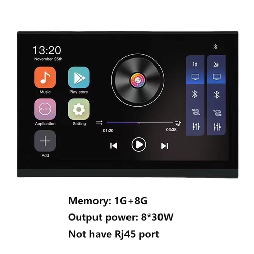 2025 Nuevo Tipo 7 Pulgadas Hogar Inteligente Reproductor de Música de Fondo Sonido Estéreo WIFI Táctil - Imagen 13 de 16