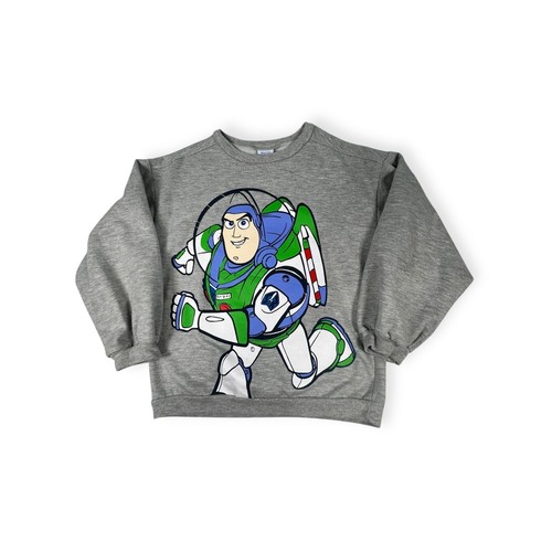 Disney Toy Story Sweatshirt Buzz Lightyear Graphic Crewneck Pullover Size 7