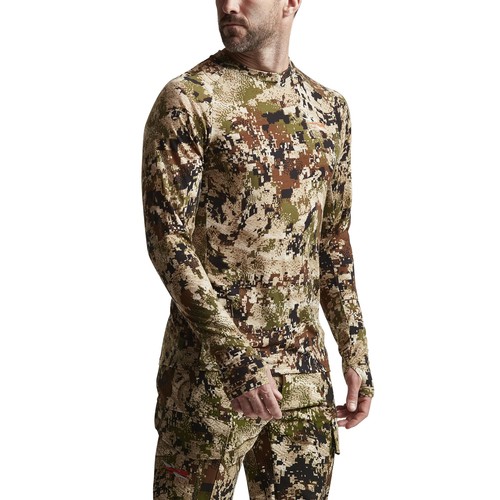 SITKA Gear Mens Core Merino 120 Long Sleeve Crew 3X-Large Optifade Subalpine - Picture 3 of 5
